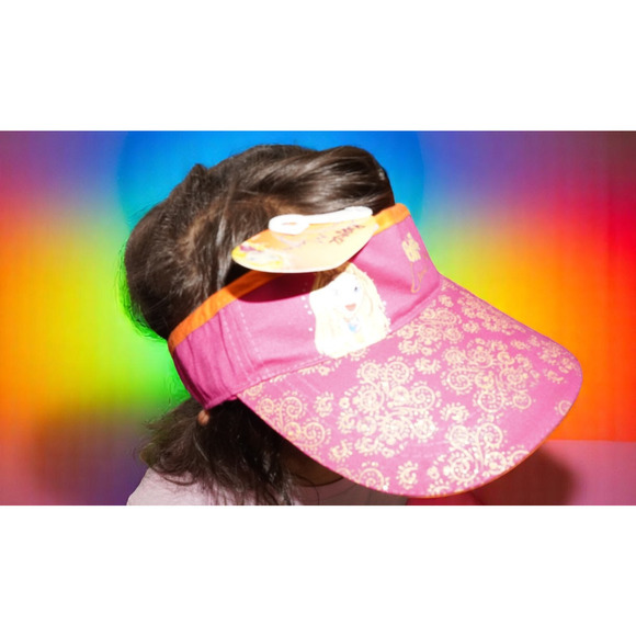 Vintage Bratz Genie Magic Visor Hat NWT – Yasmin Graphic Pink & Orange Glitter - Picture 5 of 6